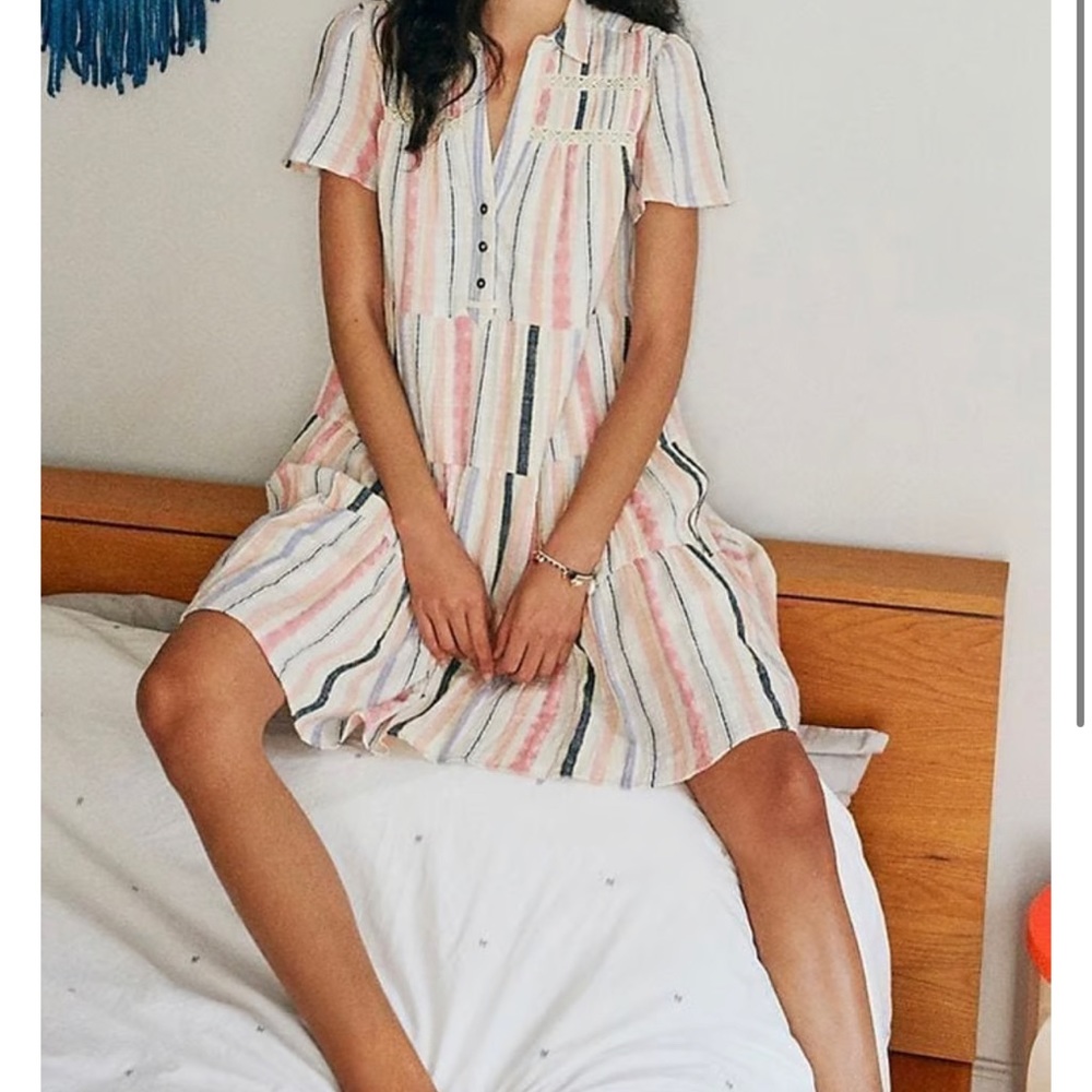 Anthropologie Georgina Tiered Dress size M